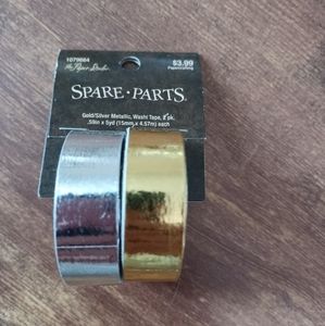 2pk foil washi tape